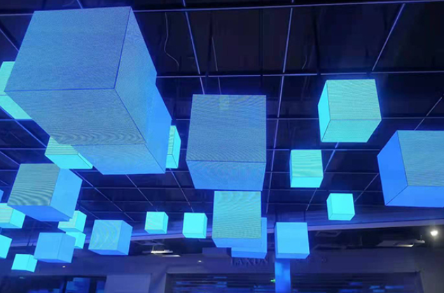 cube LED screen 