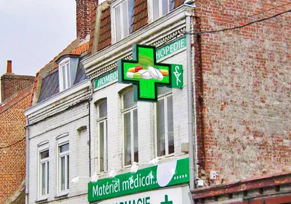 Pharmacy Cross LED Display Pharmacy Cross LED Display