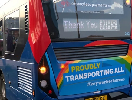 Mobile bus LED Display