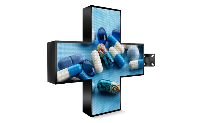 Pharmacy Cross LED Display