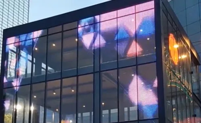 transparent led display