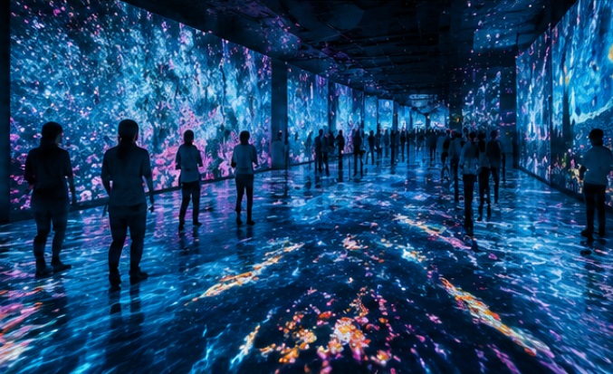  immersive LED display 