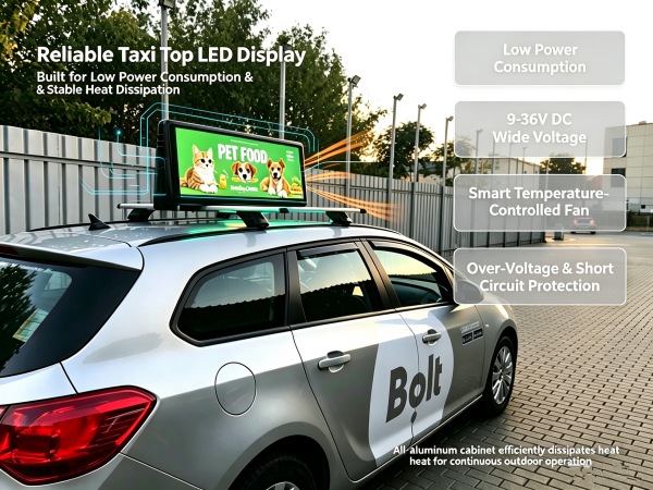 9-36V DC Taxi LED Display
