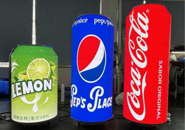 Customized Size Can Shape Cylinder LED Display