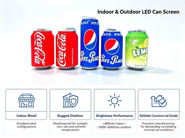 Indoor & Outdoor LED Can Screen
