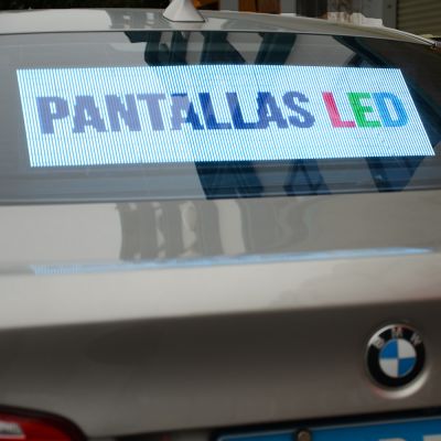 Car Rear Window Transparent LED Screen
