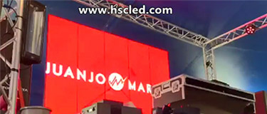 P3 LED Poster Display for Live Events in Spain