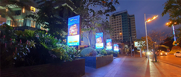 Street Light Pole LED Display Project in Vietnam