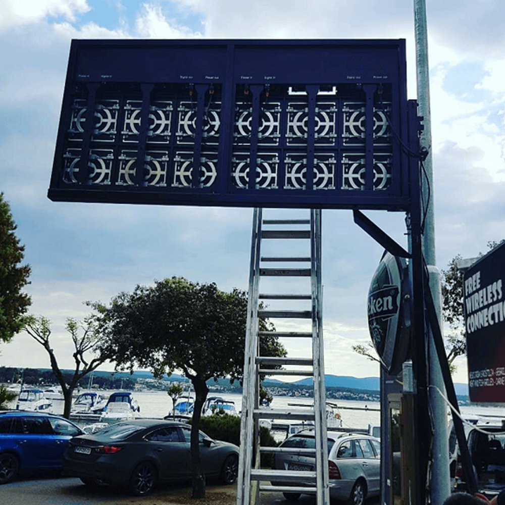 Front Service Aluminum LED Display
