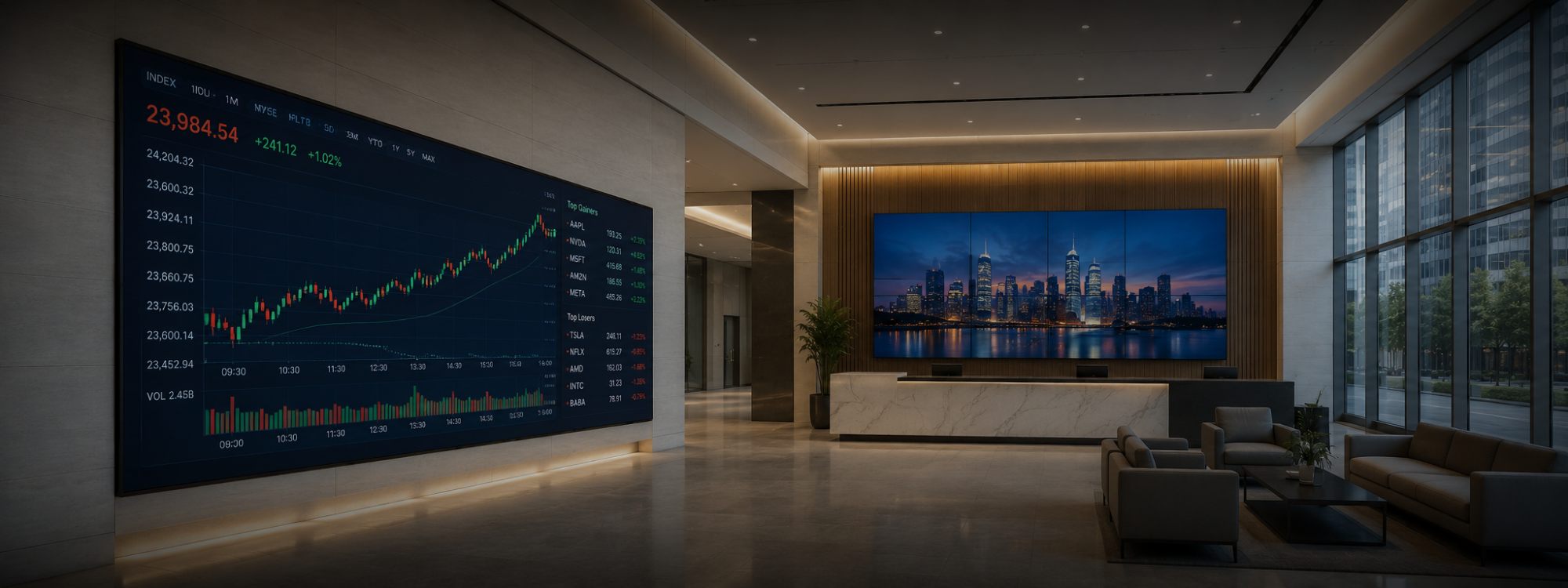 Commercial Spaces LED Display Solutions