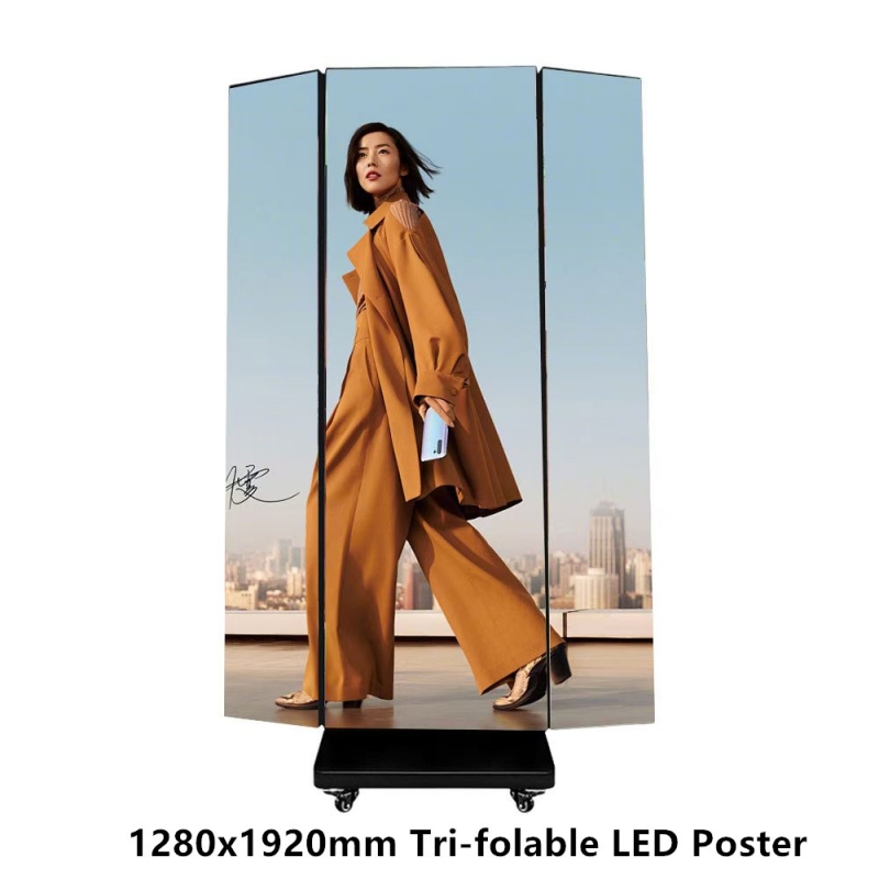 Foldable LED Poster Screen