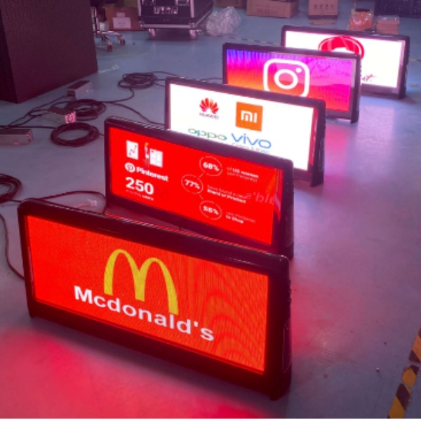 HD Full Color Taxi Top LED Display