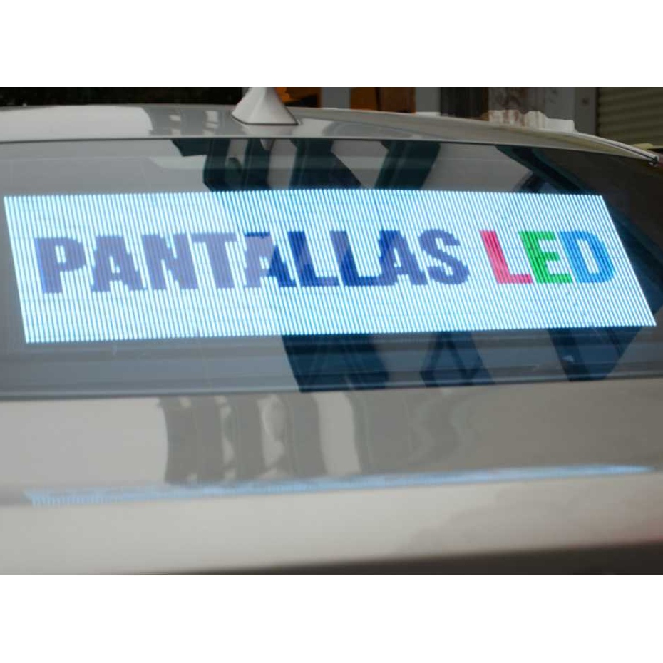 Car Rear Window Transparent LED Screen