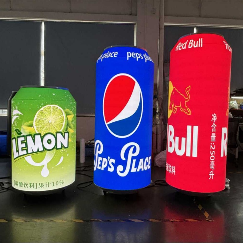 Can Shape Cylinder LED Display