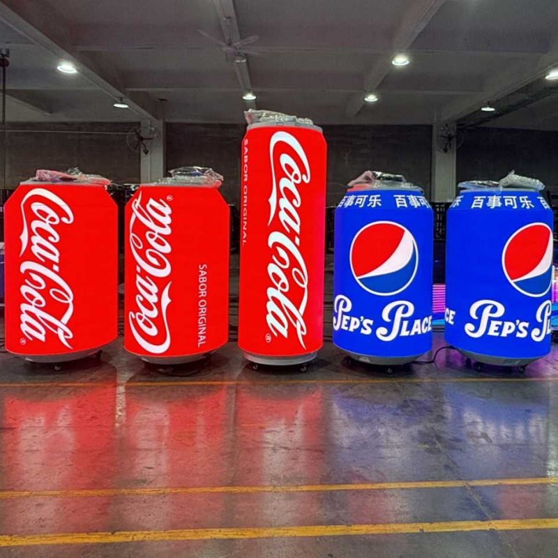 Can Shape Cylinder LED Display
